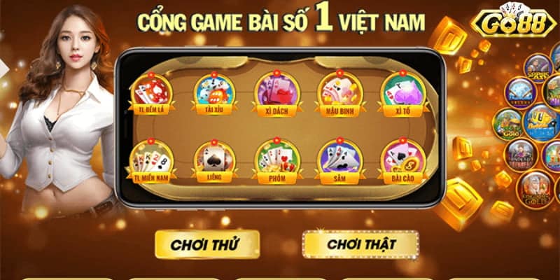 Giao diện người dùng Go88 hiện đại 